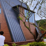 Au/Nzs/USA Standard Deepblue Smarthouse Prefab Light Steel Frame Howard Johnson Plaza House