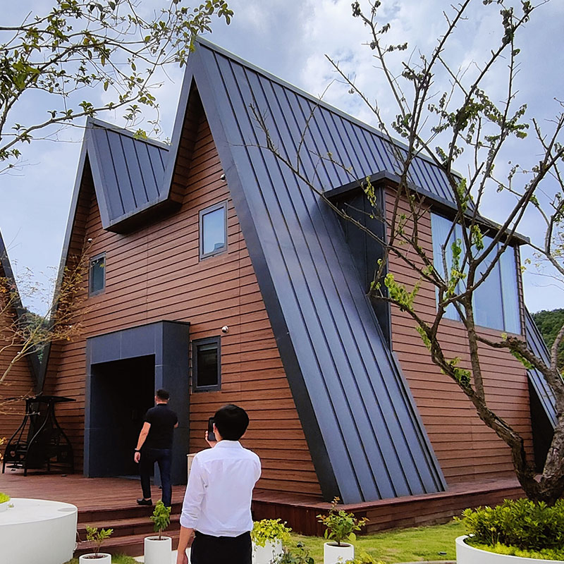 Au/Nzs/USA Standard Deepblue Smarthouse Prefab Light Steel Frame Howard Johnson Plaza House Au/Nzs/USA Standard Deepblue Smarthouse Prefab Light Steel Frame Howard Johnson Plaza House