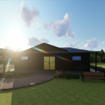 Au/Nzs/USA Standard Light Steel Frame Granny Falt Prefabricated Houses Folding House