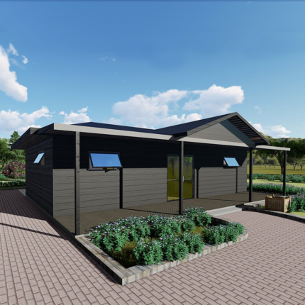 Au/Nzs/USA Standard Light Steel Frame Granny Falt Prefabricated Houses Folding House