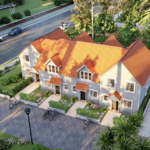 Au/Nzs/USA Standard Light Steel Frame Prefabricated Ascot UK Townhouse Villa Building