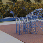 Au/Nzs/USA Standard Light Steel Frame Prefabricated Building Geodesic Dome House
