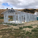 Au/Nzs/USA Standard Light Steel Frame Prefabricated Bungalow Office Building in Factory