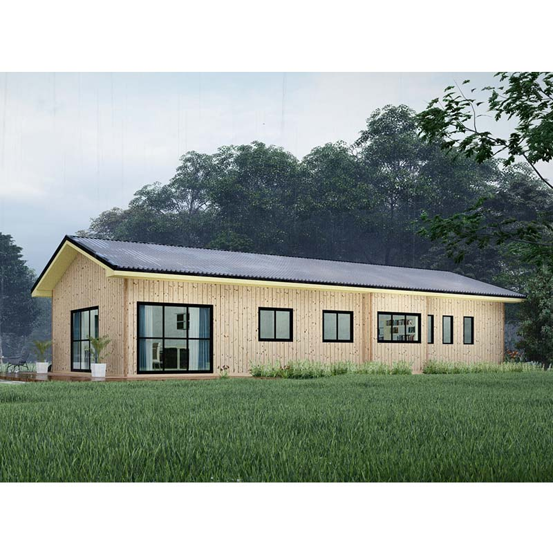 Au/Nzs/USA Standard Light Steel Frame Prefabricated Bungalow Office Building in Factory Au/Nzs/USA Standard Light Steel Frame Prefabricated Bungalow Office Building in Factory