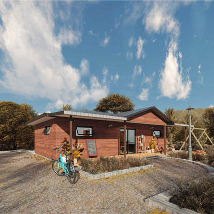Au/Nzs/USA Standard Light Steel Frame Prefabricated House Foldable House Granny Flats