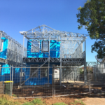 Au/Nzs/USA Standard Light Steel Frame Prefabricated House with Big Windows