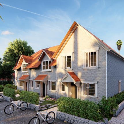 Au/Nzs/USA Standard Light Steel Frame Prefabricated Houses Ascot UK Townhouse Building