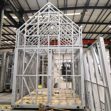 Au/Nzs/USA Standard Light Steel Frame Prefabricated Modern Cabin House Garden Shed Deepblue Smarthouse