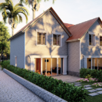 Au/Nzs/USA Standard Light Steel Frame Prefabricated Townhouse Villa Building in Ascot UK