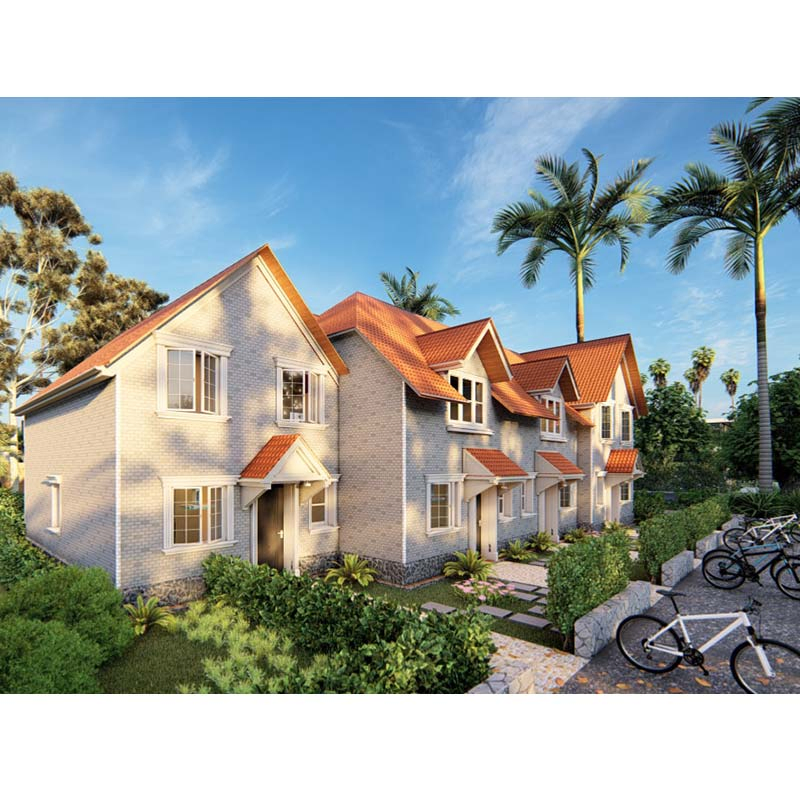 Au/Nzs/USA Standard Light Steel Frame Prefabricated Townhouses Building in Ascot UK Au/Nzs/USA Standard Light Steel Frame Prefabricated Townhouses Building in Ascot UK