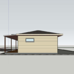 Au/Nzs/USA Standard Prefab High Quality Light Steel Frame Foldable Design House 819#