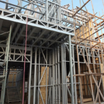 Au/Nzs/USA Standard Prefab High Quality Light Steel Frame Villa Deepblue