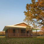 Au/Nzs/USA Standard Prefabricated Hotel Steel Structure Wooden Bungalow Movable House