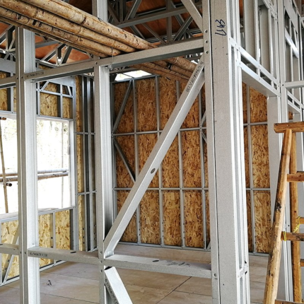 Au/Nzs/USA Standard Prefabricated House Light Steel Frame Villa From Deepblue Modular House