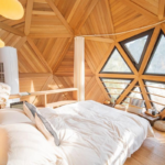Au/Nzs/USA Standard Prefabricated Houses Hotel Unit for Camping Geodesic Dome House