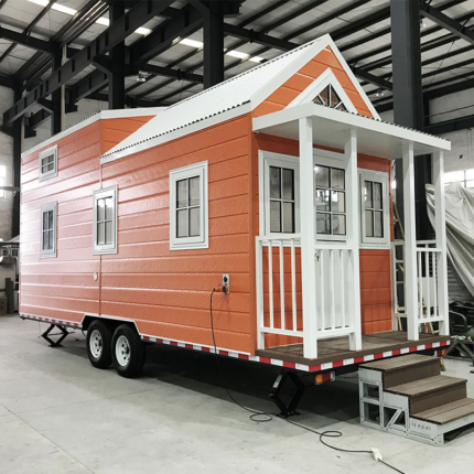 Au/Nzs/USA Standard Tiny Home on Wheels Custom Prefab Mobile House with Light Steel Frame