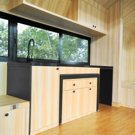 Au/Nzs/USA Standard Wholely Sale Prefabricated Building Tiny House on Wheels on Trailer
