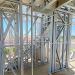 Au Standard Light Steel Prefabricated Houses Modern Design Villa with Garage Modular House