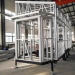 Au Standard Prefab Orlando Tiny House on Wheels with Trailer Single Family Homes