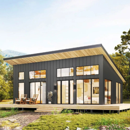 Au/USA Standard Light Steel Framing Prefab House Wooden House Resort Bunglalow