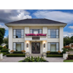 Au/USA Standard Light Steel Prefab Metal Homes Luxury Villa House Kits