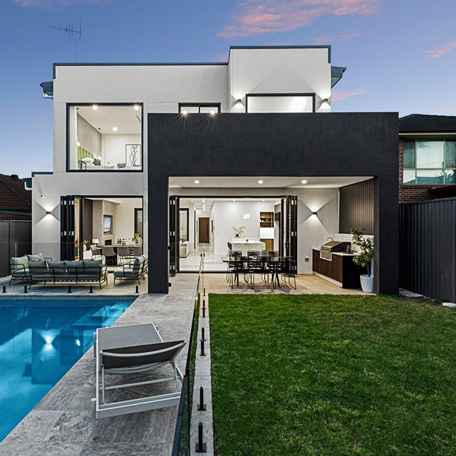 Austraila Stanard Steel Structure House Luxury Prefab House Prefabricated House Modular