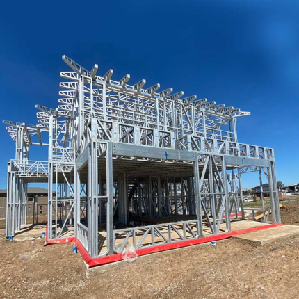 Australia Standard Light Gauge Steel Frame Prefabricated Houses Easy to Assemble