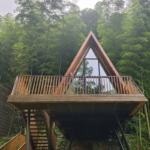 Australia Standard Light Steel Frame Prefabricated Triangle Cabin Modern Design