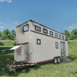 Australia Standard Modular Home Prefabricated Light Steel Framed Tiny House on Wheels