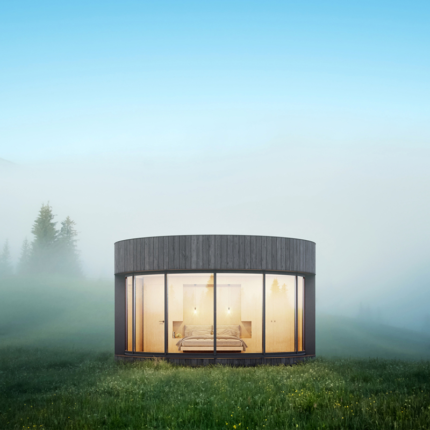 Australia Stander Prefabricated Houses Mobile Tiny House Cabin Office Pod