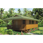 Cheap Eco-Friendly Light Steel Structure Wooden Bungalow House Prefab Home