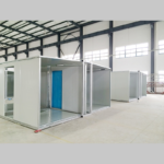 Cheap Light Steel Frame Portable Office Cabin Flat Pack Prefabricated Modular Home