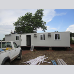 Cheaper Light Steel Frame Prefabricated Foldable Lotus House Granny Flat Adu