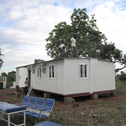 Cheaper Light Steel Frame Prefabricated Foldable Lotus House Granny Flat Adu