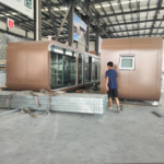 China Mini Modular Homes Prefab Luxury Cabin Pod House Kit Apple House