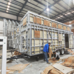 Construction Modular House Tiny House on Wheels Light Gauge Steel Modular House