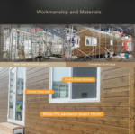 Customizable Tiny House on Wheels Modular Prefabricated House Trailer Caravan with Kitchen