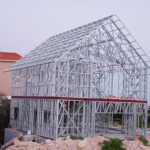 Customized 2 Story Luxury Prefab Steel Frame Homes Cyprus