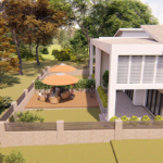 Customized High Quality Light Steel Frame Prefabricated House Modern Deisgn 2 Storey Villa