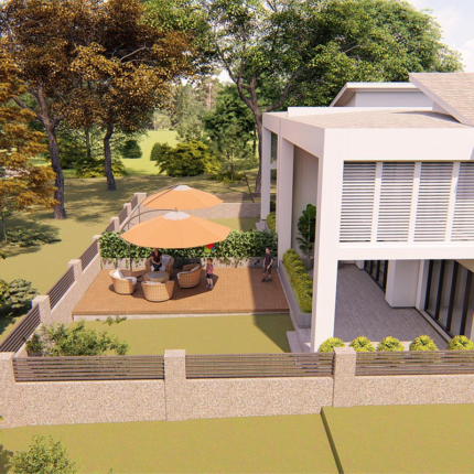 Customized High Quality Light Steel Frame Prefabricated House Modern Deisgn 2 Storey Villa