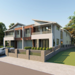 Customized High Quality Light Steel Frame Prefabricated House Modern Deisgn 2 Storey Villa