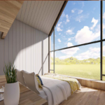 Deepblue Au/Nzs/USA Standard Prefabricated Light Steel Frame Home Modern Style Cabin