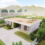 Deepblue Light Steel Frame Prefabricated House Luotong Camp Office Cost Saving