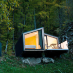Deepblue Light Steel Frame Prefabricated Resort Cabin Cost Saving Aosta House