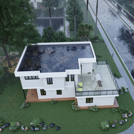 Deepblue Smart House Luxury Villa Light Steel Frame Built with Au/USA/CE Standards