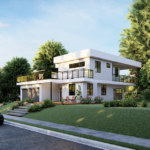 Deepblue Smart House Luxury Villa Light Steel Frame Built with Au/USA/CE Standards