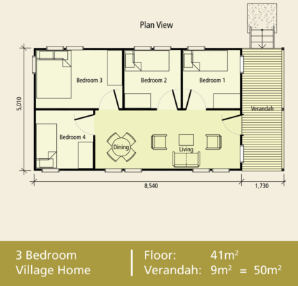 Deepblue Smarthouse Light Steel Frame Bungalow Modular Prefabricated House