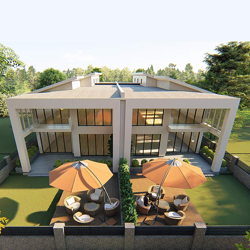 Deepblue Smarthouse Light Steel Prefabricated House Luxury Villa with Light Steel Frame Deepblue Smarthouse Light Steel Prefabricated House Luxury Villa with Light Steel Frame
