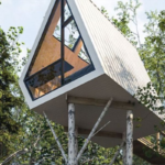 Deepblue Smarthouse Modular Prefabricated House Light Steel Frame Structure Horn Cabin