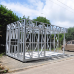 Deepblue Smarthouse Modular Prefabricated Light Steel Frame Structure House Green Chalet Cabin